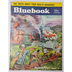 1954 Blue Book Pulp / Magazine September Wildfire Adventure SKU M399